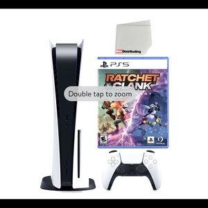 PS5 825g Disc Version only used 2 times! Spider-Man & Rachet and Clank
